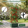 MQHUAYU 2 Pack 51" Self Watering Planter Box with Trellis,
