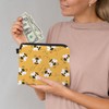 2 Pieces Bee Printed Coin Wallet, Cute Coin Wallet, Portable