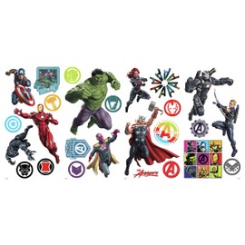 RoomMates RMK4289SCS Classic Avengers Peel and Stick Wall Decals