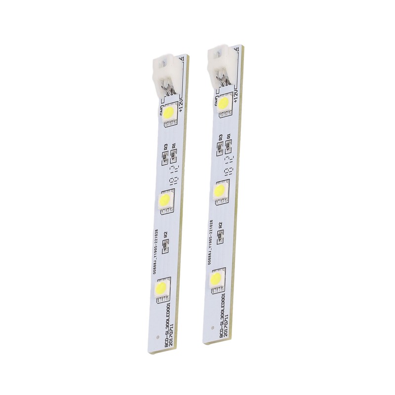 2Pcs Refrigerator LED Light Board White Eyes Friendly Freezer LED