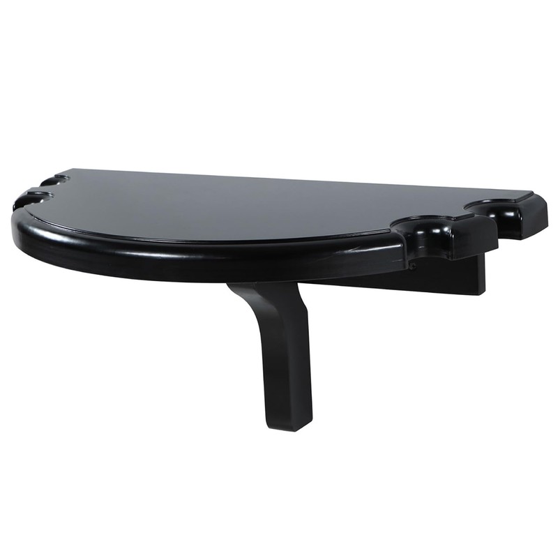 Hathaway Premier Wall-Mounted Pub Table, Black
