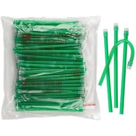 Practicon 7019110 GRE GRE Color-Flex Saliva Ejector, Green, Pack of 100