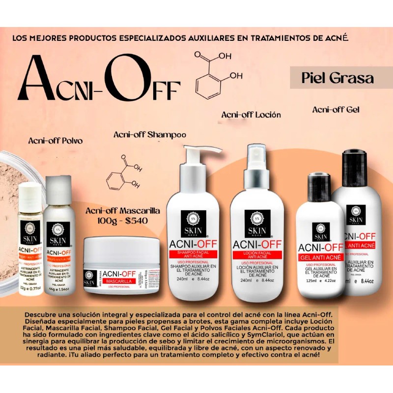 Mascarila Acni Off 100g Anti Acne Grasa