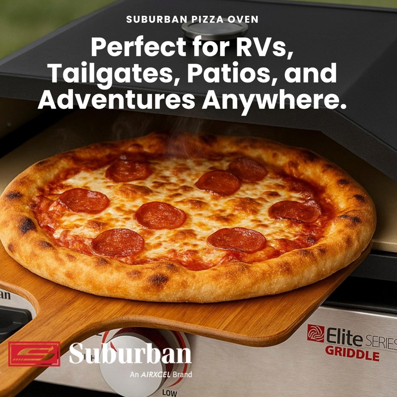 Suburban Universal Pizza Oven for 18" Griddle, Grill or Smoker,