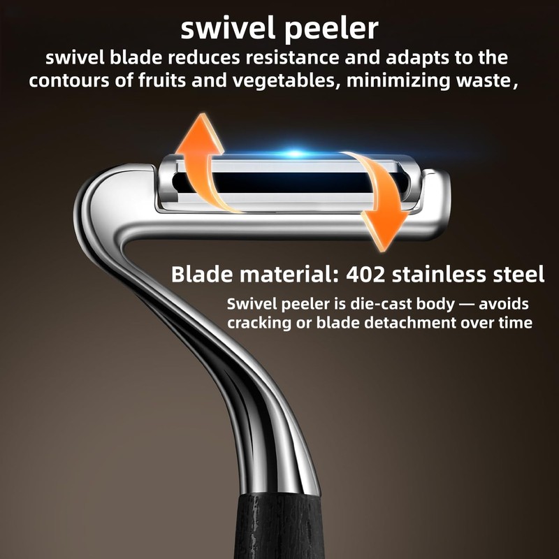 Swivel Vegetable Peeler，stainless steel flat peeler