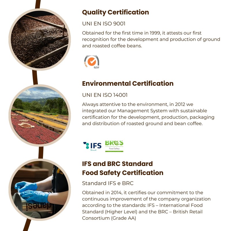 Danesi Caffe Italian Whole Coffee Beans - Espresso Coffee Beans