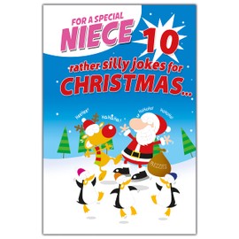 Emotional Rescue Niece Christmas Card, Funny Christmas Card Niece, Xmas Card for Niece,Multi,159x235mm