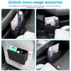 Osilly Car Trash Can, Auto Foldable Waterproof Leakproof Hanging Leather