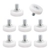 UFURMATE Drawer Roller, 8Pcs POM Plastic Cabinet Drawer Slides Wheels