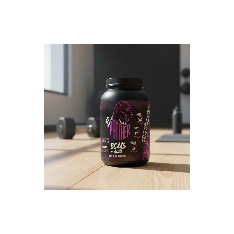 Suplemento Bcaas Glutamina 1kg En Polvo Panther Protein