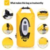 Floating Dry Bag Waterproof with Bluetooth Speaker Solar Light -