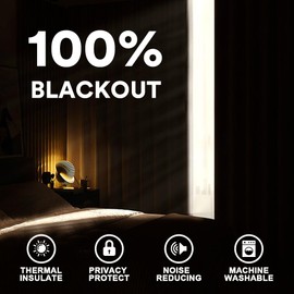 100% Blackout Linen Curtains for Bedroom Living Room Darkening Total Black Out 96 Inch Length Chenille Curtains Back Tab Modern Farmhouse Thermal Insulated Boho Drapes, 52" W x 96" L, Glacier Gray