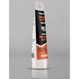 Visbella Auto Vehicle Exhaust System Sealant, Non-Slumping Professional Repair Crack Adhesive Super Glue Sealer for Car Mufflers, Tailpipes, Catalytic Converters (Tube, Gram, 75)