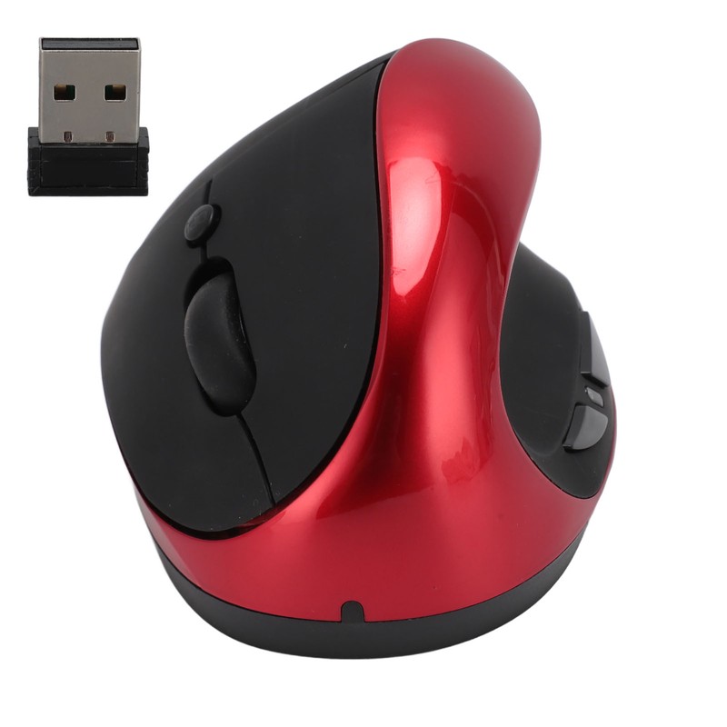 Right Handed Ergonomic Mouse Adjustable DPI 2.4G Wireless Vertical Mouse