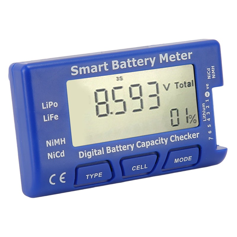 Battery Meter 5 in 1 Multifunctional Digital Battery Checker with