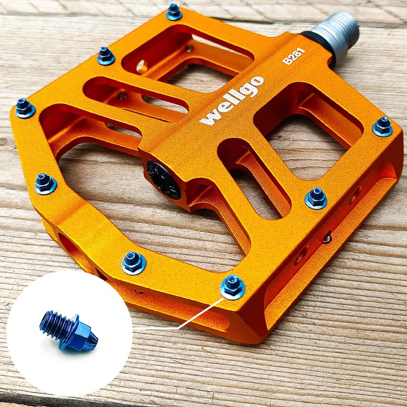 ONIPAX Bicycle Pedal Bolts M4x7mm 40pcs/Bag with 1 Wrench