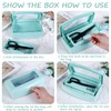Gusnilo Barbicide Disinfectant Box Nail Art Tools Sanitizing Tray Disinfectant