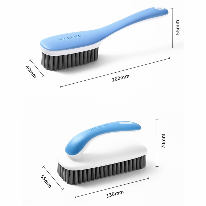 2Pcs Household Cleaning Shoes Clothes Scrubbing Brushes, Cleaning Brushes for