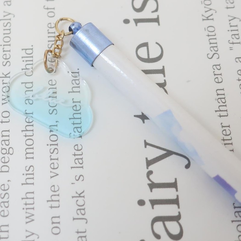 Solairo Time Pencil with Acrylic Charm 2B Round Shaft Cosmic