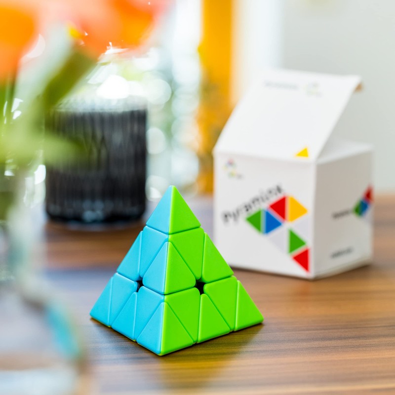CUBIDI® - Magic Cube Pyramid - Exciting Pyraminx Brainteaser for