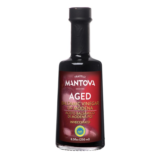 Mantova Aged Balsamic Vinegar of Modena, IGP, Perfect for Salad