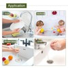 sourcing map 4Pcs Drain Stoppers, 4 Sizes Rubber Bathtub Stopper