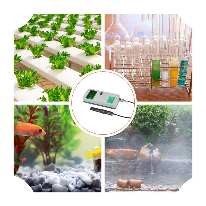 FUNFANG pH Meter High Precision Portable pH Tester Backlight Display