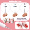 KINGMAS KINGMAS Nail Art Brushes, 10Pcs Nail Gel Polish Painting