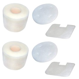 Eztronics Corp 2 Foam & Felt Filter Kits for Shark Navigator UV402 & UV410 Series, NV36A, NV36, NV44, NV46C, NV46, NV42 Vacuum Part# Xff36