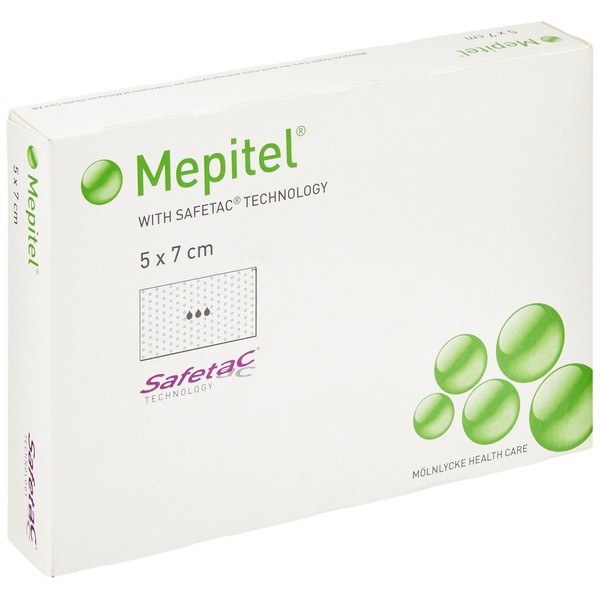 Mepitel 290500 Dressing Sterile 5 cm x 7 cm (Pack of 5)