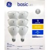 GE (6 bulbs) GE LED BR30, 10 watt, 700 lumen, soft white 2700K, Dimmable, medium