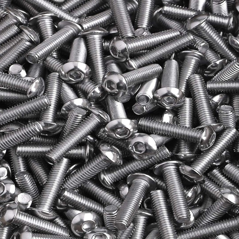 Dreneco Machine Screws Hex Socket Round Head Screw 304 Stainless