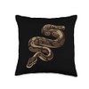 Snake Ball Python Throw Pillow