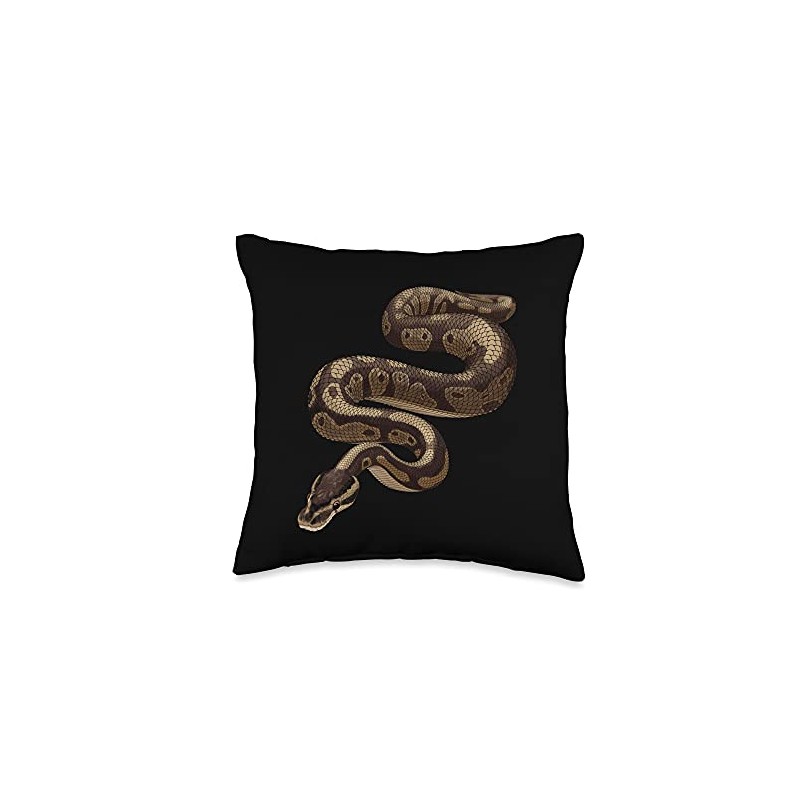 Snake Ball Python Throw Pillow