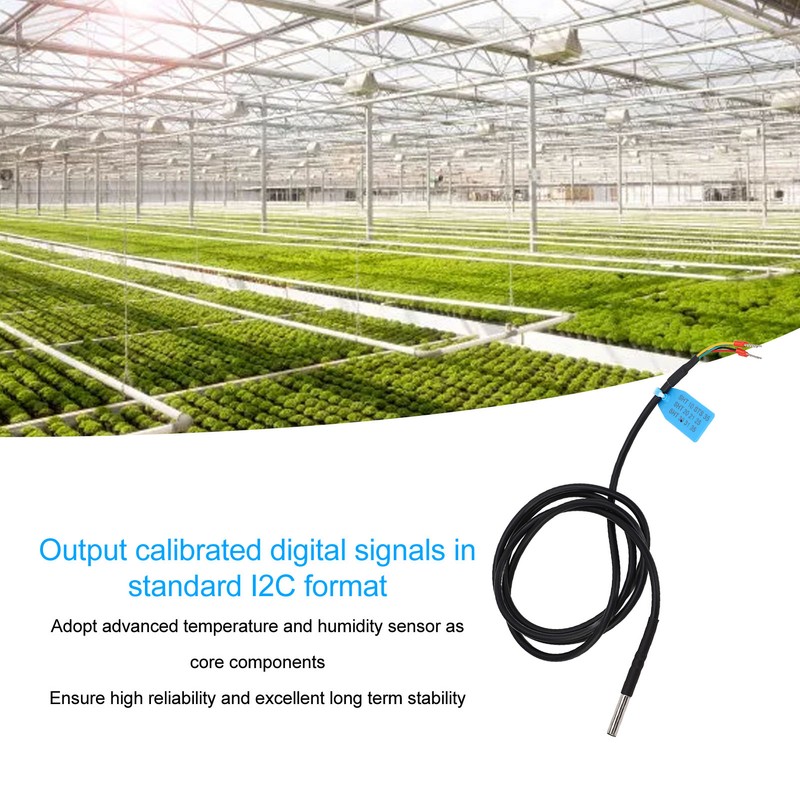 Temperature Humidity Sensor Probe IP67 Waterproof 304 Stainless Steel Shell