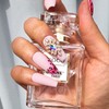 Lovely Leopard Handmade Nail Tips - Long Point / 러블리