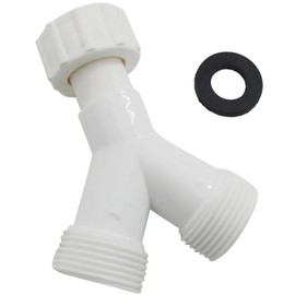 YZYDF 3/4 Y Splitter Connector Convenient & Y Shape Connector Plastic for Washing Machine & Dishwasher, 8.1cm, As Pic Shows