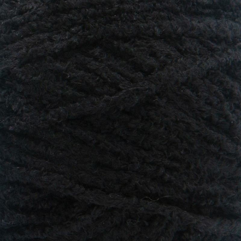 Lion Brand Yarn Chenille Appeal Yarn, Onyx