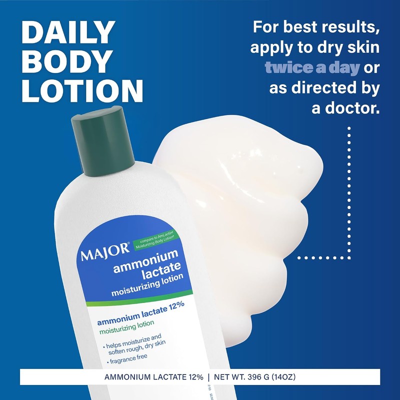 Ammonium Lactate Lotion 12% 396 g (14 oz) - Compare