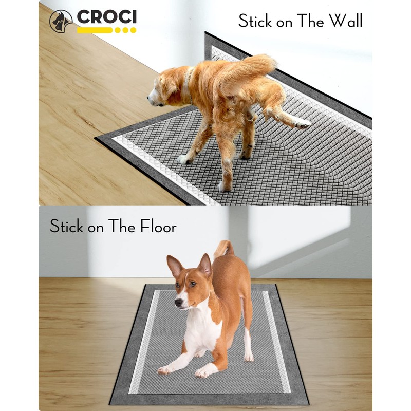 CROCI 36"x36" 3XL Activated Carbon Pee Pads for Dogs, Odor-Control