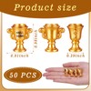 Leinuosen 50 Pcs Well Done Tiny Trophy Bulk Mini Resin