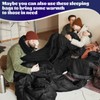 Macarrie 4 Pcs Bulk Sleeping Bags for Homeless Donation Shelter