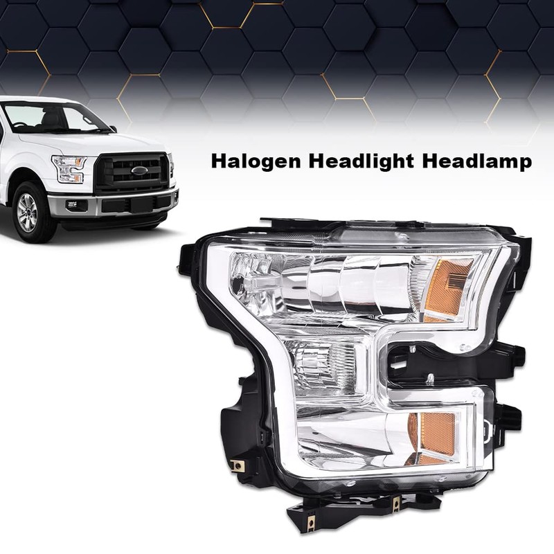 PIT66 Headlight Assembly Compatible with 2015 2016 2017 Ford F150