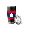 Flag Of Laos Proud Patriot Souvenir Fan Patriotic National Stainless