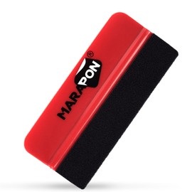 Marapon® Squeegee for window and car films for sun protection, high-quality squeegee with gentle felt edge, foiling tool for films, car accessories