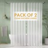 AmazerBath Shower Curtain Liner 2 Pack, 72 x 84 Inches