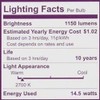 Generic 100W A19 Medium Base Frosted Light Bulbs - 2