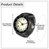 Lancardo Stretch Band Finger Watch: 24 Hour Dial Quartz Elastic