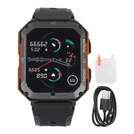 Waterproof Outdoor Smart Watch Kid Fashionable Fitness Watch with Pedometer Sleep Heart Rate Monitor Orange