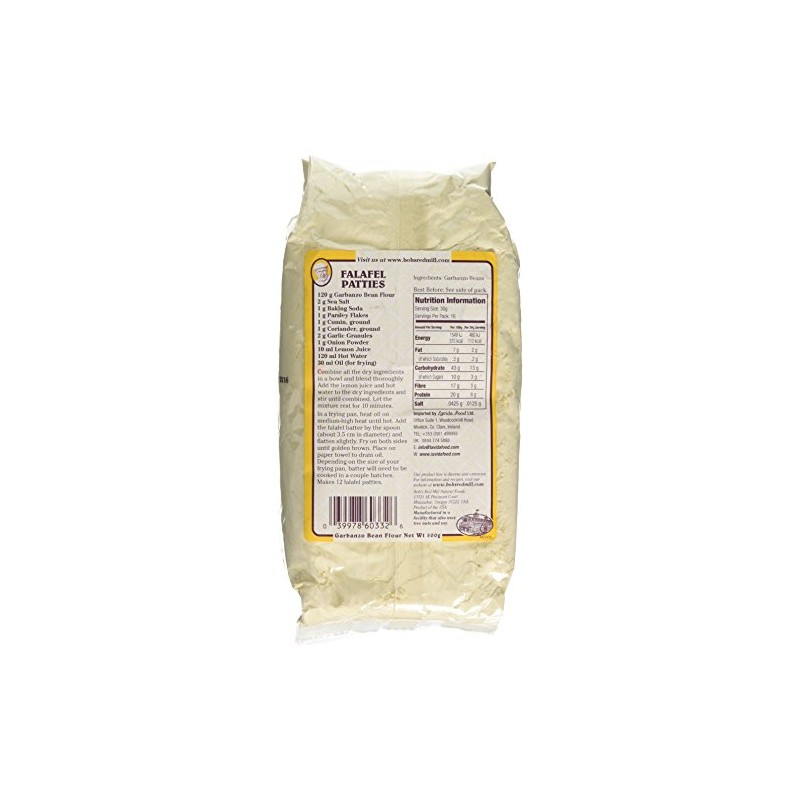 BOB'S RED MILL Gluten Free Garbanzo Flour 500g (PACK OF